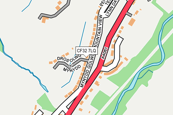 CF32 7LQ map - OS OpenMap – Local (Ordnance Survey) CF32 7LQ map - OS OpenMap – Local (Ordnance Survey)
