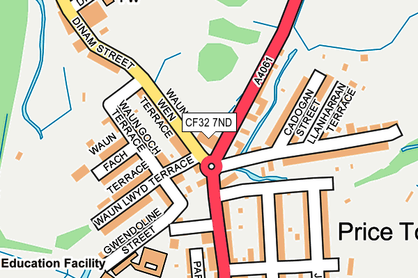 CF32 7ND map - OS OpenMap – Local (Ordnance Survey) CF32 7ND map - OS OpenMap – Local (Ordnance Survey)
