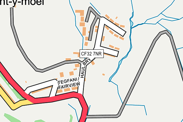 CF32 7NR map - OS OpenMap – Local (Ordnance Survey) CF32 7NR map - OS OpenMap – Local (Ordnance Survey)