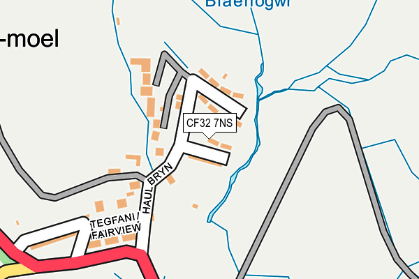 CF32 7NS map - OS OpenMap – Local (Ordnance Survey) CF32 7NS map - OS OpenMap – Local (Ordnance Survey)