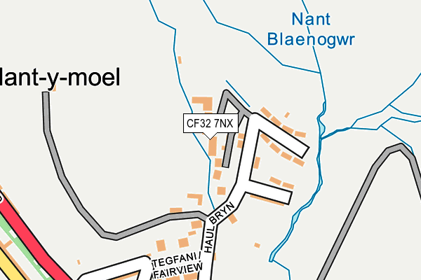 CF32 7NX map - OS OpenMap – Local (Ordnance Survey) CF32 7NX map - OS OpenMap – Local (Ordnance Survey)