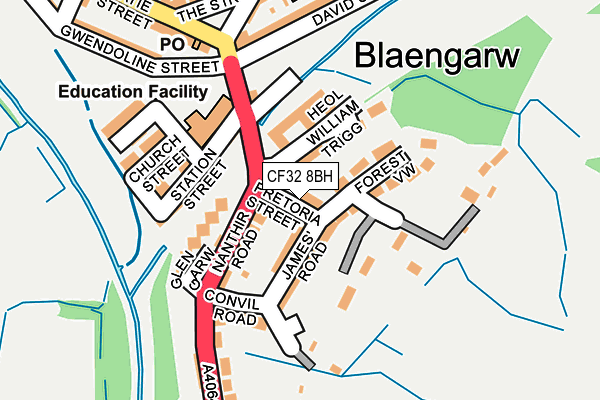 CF32 8BH map - OS OpenMap – Local (Ordnance Survey) CF32 8BH map - OS OpenMap – Local (Ordnance Survey)