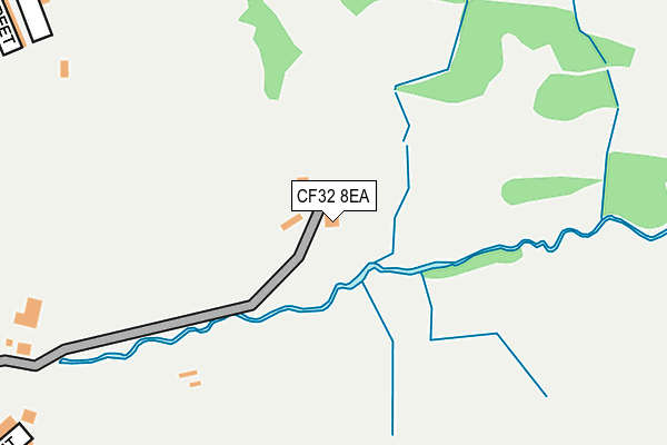 CF32 8EA map - OS OpenMap – Local (Ordnance Survey) CF32 8EA map - OS OpenMap – Local (Ordnance Survey)