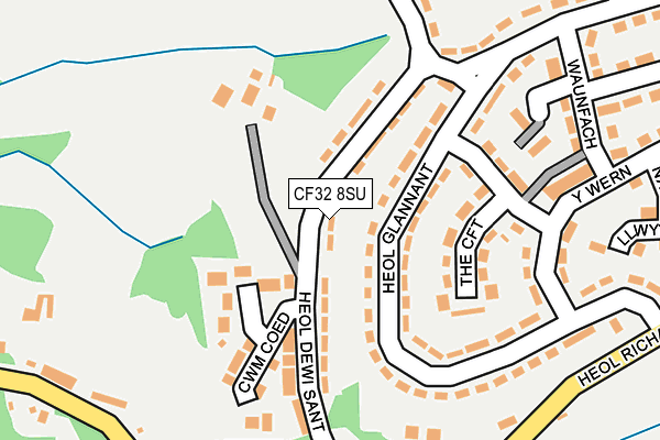 CF32 8SU map - OS OpenMap – Local (Ordnance Survey) CF32 8SU map - OS OpenMap – Local (Ordnance Survey)