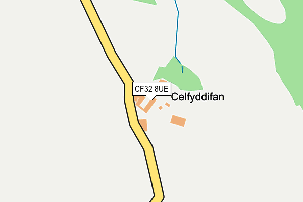 CF32 8UE map - OS OpenMap – Local (Ordnance Survey) CF32 8UE map - OS OpenMap – Local (Ordnance Survey)