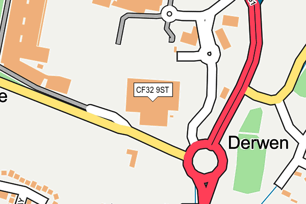 CF32 9ST map - OS OpenMap – Local (Ordnance Survey) CF32 9ST map - OS OpenMap – Local (Ordnance Survey)