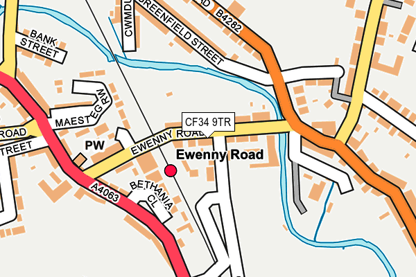 CF34 9TR map - OS OpenMap – Local (Ordnance Survey) CF34 9TR map - OS OpenMap – Local (Ordnance Survey)