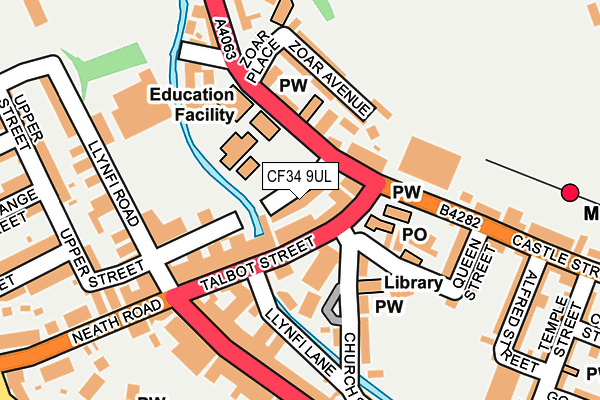CF34 9UL map - OS OpenMap – Local (Ordnance Survey) CF34 9UL map - OS OpenMap – Local (Ordnance Survey)