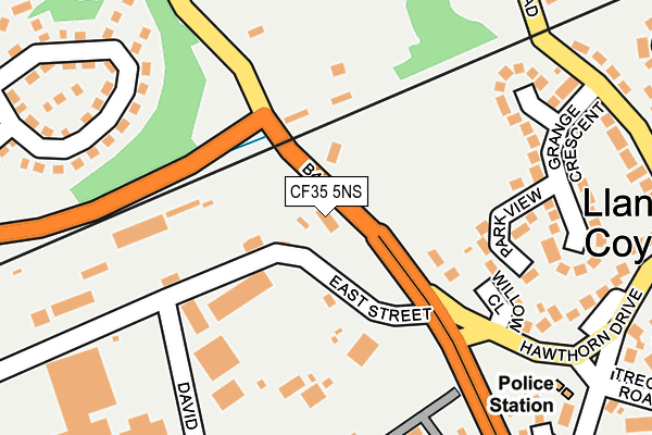 CF35 5NS map - OS OpenMap – Local (Ordnance Survey) CF35 5NS map - OS OpenMap – Local (Ordnance Survey)