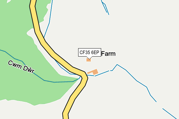 CF35 6EP map - OS OpenMap – Local (Ordnance Survey) CF35 6EP map - OS OpenMap – Local (Ordnance Survey)