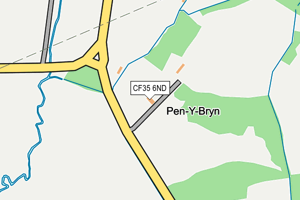 CF35 6ND map - OS OpenMap – Local (Ordnance Survey) CF35 6ND map - OS OpenMap – Local (Ordnance Survey)