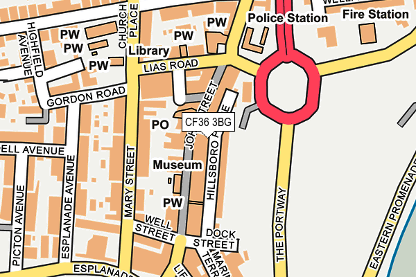 CF36 3BG map - OS OpenMap – Local (Ordnance Survey) CF36 3BG map - OS OpenMap – Local (Ordnance Survey)