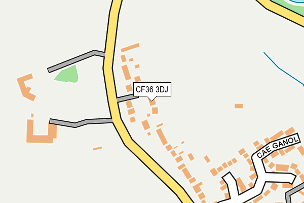 CF36 3DJ map - OS OpenMap – Local (Ordnance Survey) CF36 3DJ map - OS OpenMap – Local (Ordnance Survey)