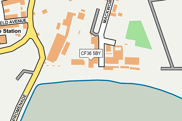 CF36 5BY map - OS OpenMap – Local (Ordnance Survey) CF36 5BY map - OS OpenMap – Local (Ordnance Survey)