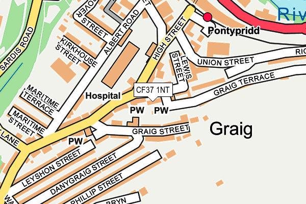 CF37 1NT map - OS OpenMap – Local (Ordnance Survey) CF37 1NT map - OS OpenMap – Local (Ordnance Survey)