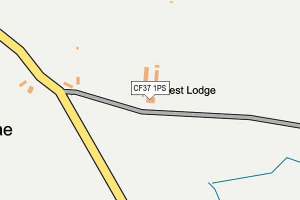 CF37 1PS map - OS OpenMap – Local (Ordnance Survey) CF37 1PS map - OS OpenMap – Local (Ordnance Survey)