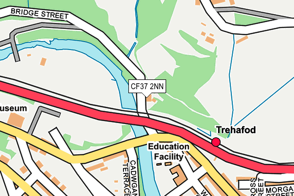 CF37 2NN map - OS OpenMap – Local (Ordnance Survey) CF37 2NN map - OS OpenMap – Local (Ordnance Survey)