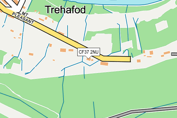 CF37 2NU map - OS OpenMap – Local (Ordnance Survey) CF37 2NU map - OS OpenMap – Local (Ordnance Survey)