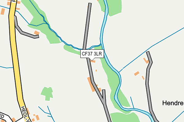CF37 3LR map - OS OpenMap – Local (Ordnance Survey) CF37 3LR map - OS OpenMap – Local (Ordnance Survey)