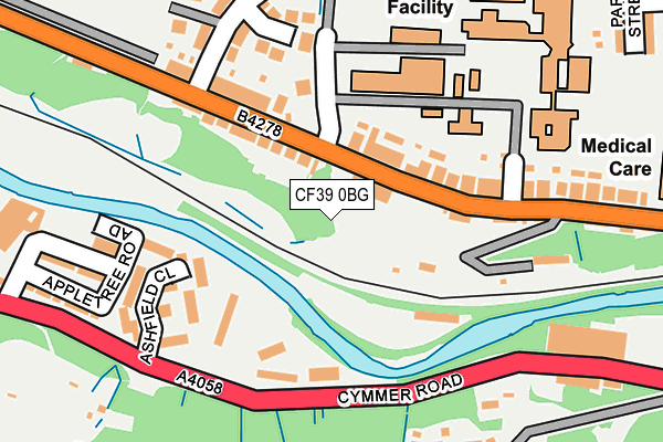 CF39 0BG map - OS OpenMap – Local (Ordnance Survey) CF39 0BG map - OS OpenMap – Local (Ordnance Survey)