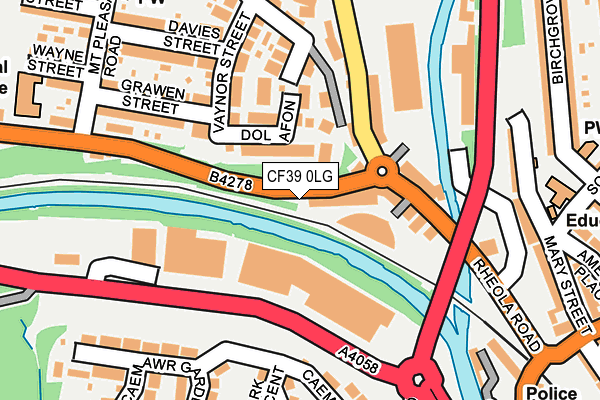 CF39 0LG map - OS OpenMap – Local (Ordnance Survey) CF39 0LG map - OS OpenMap – Local (Ordnance Survey)