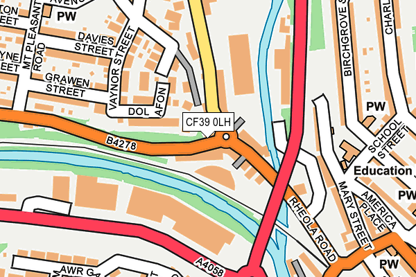 CF39 0LH map - OS OpenMap – Local (Ordnance Survey) CF39 0LH map - OS OpenMap – Local (Ordnance Survey)