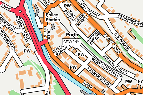 CF39 9NY map - OS OpenMap – Local (Ordnance Survey) CF39 9NY map - OS OpenMap – Local (Ordnance Survey)