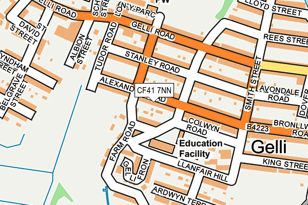 CF41 7NN map - OS OpenMap – Local (Ordnance Survey) CF41 7NN map - OS OpenMap – Local (Ordnance Survey)