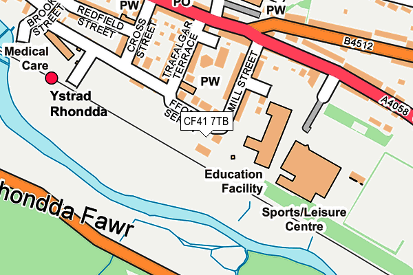 CF41 7TB map - OS OpenMap – Local (Ordnance Survey) CF41 7TB map - OS OpenMap – Local (Ordnance Survey)
