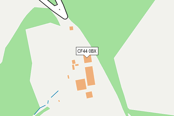 CF44 0BX map - OS OpenMap – Local (Ordnance Survey) CF44 0BX map - OS OpenMap – Local (Ordnance Survey)