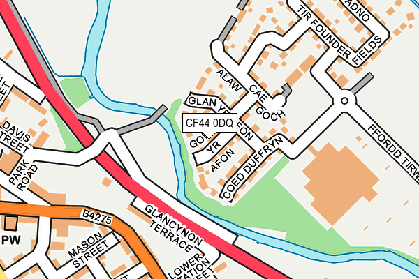 CF44 0DQ map - OS OpenMap – Local (Ordnance Survey) CF44 0DQ map - OS OpenMap – Local (Ordnance Survey)
