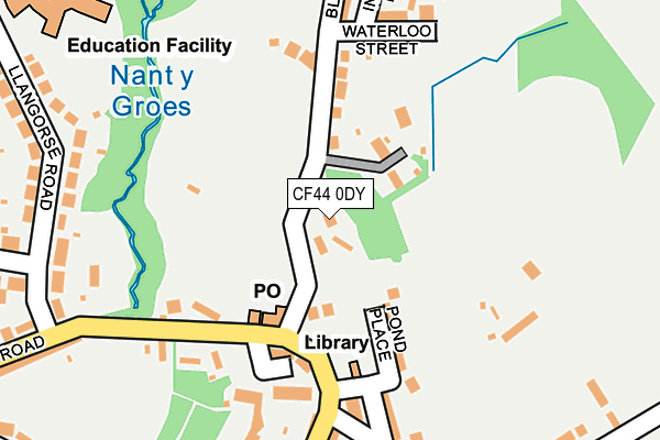 CF44 0DY map - OS OpenMap – Local (Ordnance Survey) CF44 0DY map - OS OpenMap – Local (Ordnance Survey)