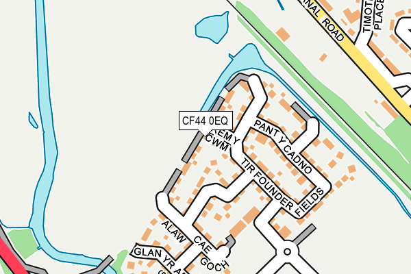CF44 0EQ map - OS OpenMap – Local (Ordnance Survey) CF44 0EQ map - OS OpenMap – Local (Ordnance Survey)