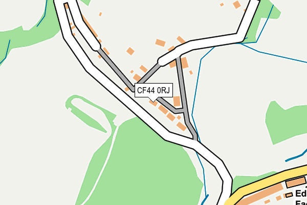 CF44 0RJ map - OS OpenMap – Local (Ordnance Survey) CF44 0RJ map - OS OpenMap – Local (Ordnance Survey)