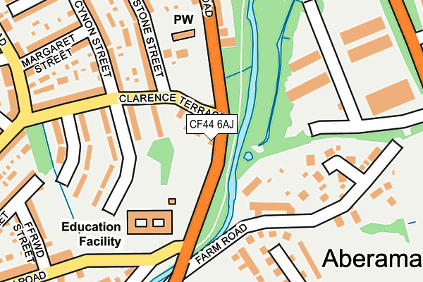 CF44 6AJ map - OS OpenMap – Local (Ordnance Survey) CF44 6AJ map - OS OpenMap – Local (Ordnance Survey)
