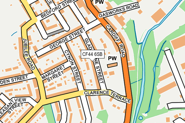 CF44 6SB map - OS OpenMap – Local (Ordnance Survey) CF44 6SB map - OS OpenMap – Local (Ordnance Survey)
