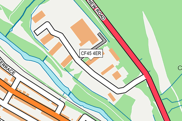CF45 4ER map - OS OpenMap – Local (Ordnance Survey) CF45 4ER map - OS OpenMap – Local (Ordnance Survey)