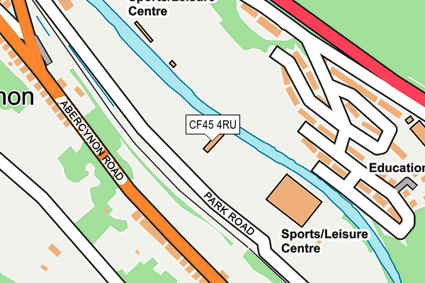 CF45 4RU map - OS OpenMap – Local (Ordnance Survey) CF45 4RU map - OS OpenMap – Local (Ordnance Survey)