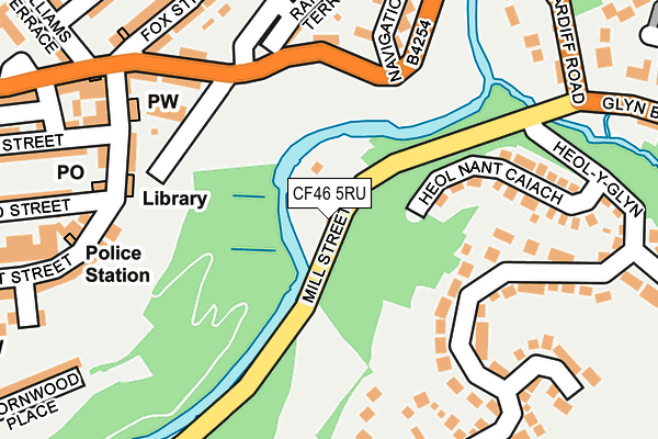 CF46 5RU map - OS OpenMap – Local (Ordnance Survey) CF46 5RU map - OS OpenMap – Local (Ordnance Survey)