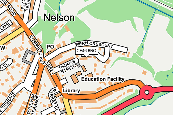 CF46 6NQ map - OS OpenMap – Local (Ordnance Survey) CF46 6NQ map - OS OpenMap – Local (Ordnance Survey)