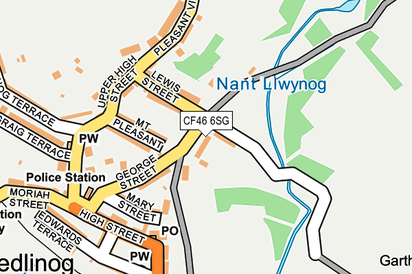 CF46 6SG map - OS OpenMap – Local (Ordnance Survey) CF46 6SG map - OS OpenMap – Local (Ordnance Survey)