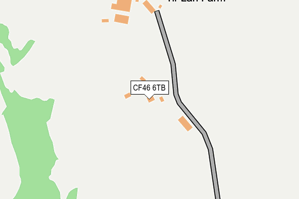 CF46 6TB map - OS OpenMap – Local (Ordnance Survey) CF46 6TB map - OS OpenMap – Local (Ordnance Survey)