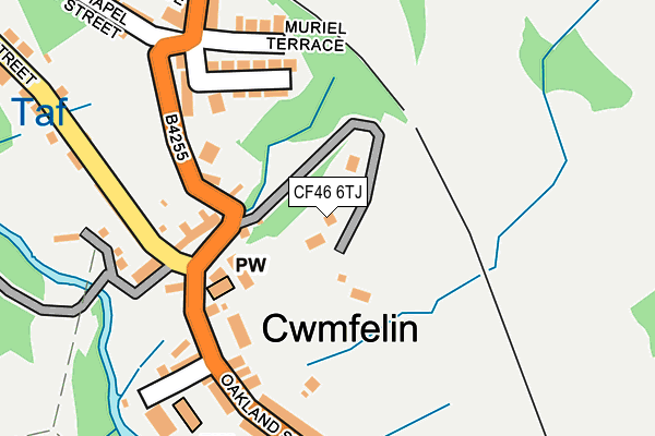 CF46 6TJ map - OS OpenMap – Local (Ordnance Survey) CF46 6TJ map - OS OpenMap – Local (Ordnance Survey)