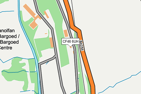 CF46 6UH map - OS OpenMap – Local (Ordnance Survey) CF46 6UH map - OS OpenMap – Local (Ordnance Survey)