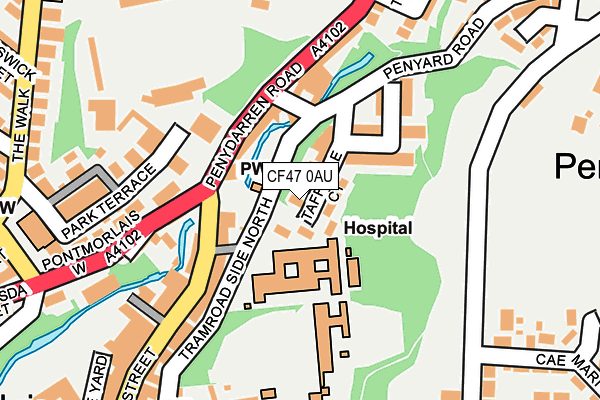 CF47 0AU map - OS OpenMap – Local (Ordnance Survey) CF47 0AU map - OS OpenMap – Local (Ordnance Survey)