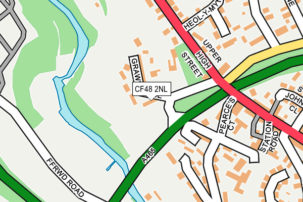 CF48 2NL map - OS OpenMap – Local (Ordnance Survey) CF48 2NL map - OS OpenMap – Local (Ordnance Survey)
