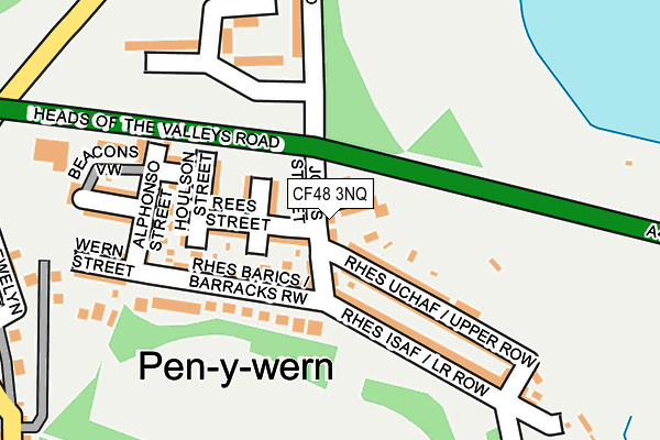 CF48 3NQ map - OS OpenMap – Local (Ordnance Survey) CF48 3NQ map - OS OpenMap – Local (Ordnance Survey)