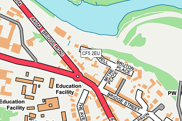 CF5 2EU map - OS OpenMap – Local (Ordnance Survey) CF5 2EU map - OS OpenMap – Local (Ordnance Survey)