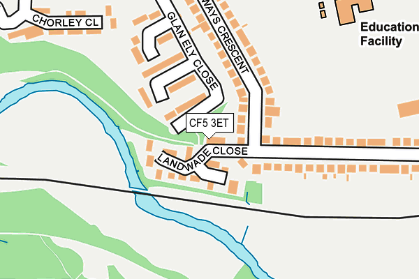CF5 3ET map - OS OpenMap – Local (Ordnance Survey) CF5 3ET map - OS OpenMap – Local (Ordnance Survey)