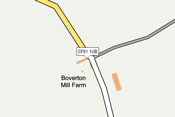 CF61 1UB map - OS OpenMap – Local (Ordnance Survey) CF61 1UB map - OS OpenMap – Local (Ordnance Survey)